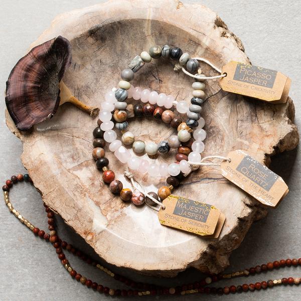 Stone Stacking Bracelet