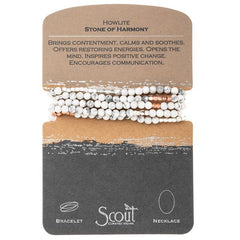 Stone Wrap Bracelet/Necklace