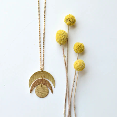 Crested Moon Necklace