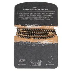 Stone Wrap Bracelet/Necklace
